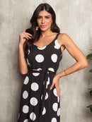 VESTIDO LONGO ESTAMPADO COM ALCINHA