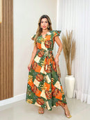 VESTIDO CREPP ESTAMPADO