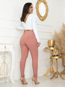 CALÇA FEMININA SOCIAL LYCRA CLOCHARD COM LAÇO