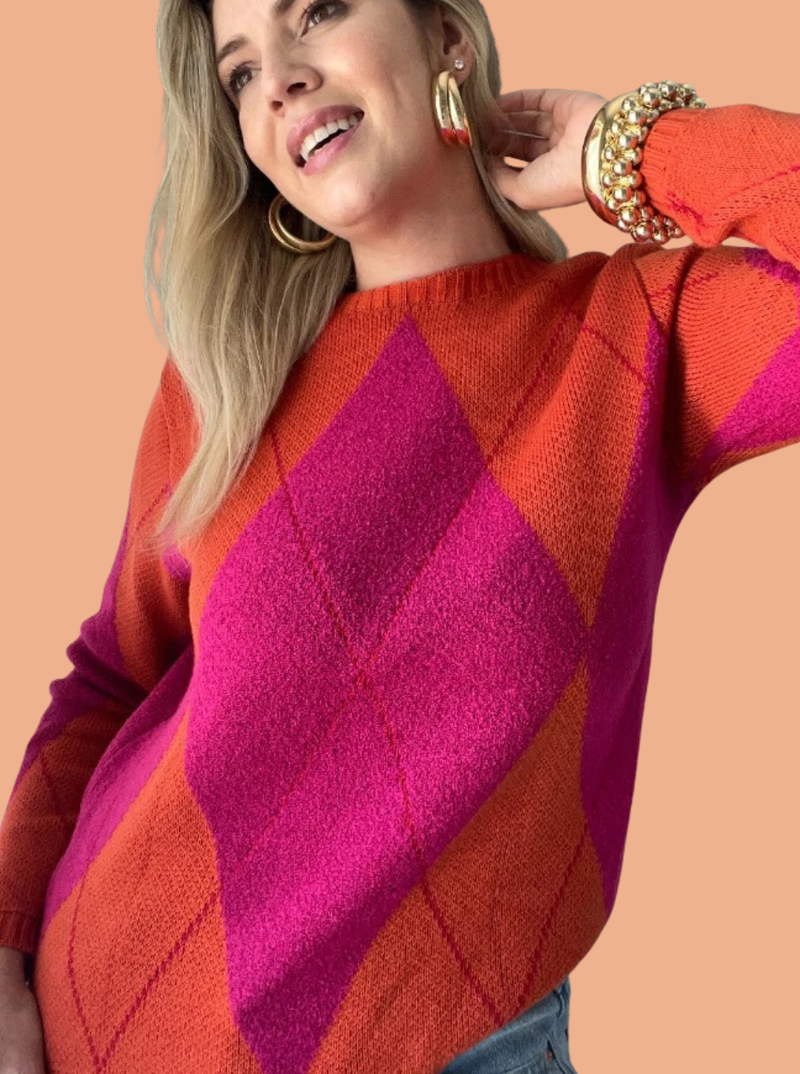 SUÉTER TRICOT ESCOCÊS