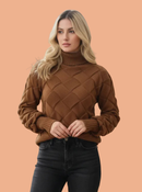 TRICOT ENTRELAÇADO ESMERALDA