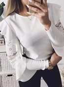 Blusa Feminina Babados Floral