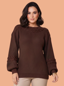 SUÉTER FEMININO TEXTURIZADO