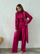 CONJUNTO 3 PEÇAS TRICOT