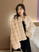 CASACO FEMININO DE PELÚCIA