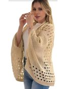 CAPA  RENDADA TRICOT