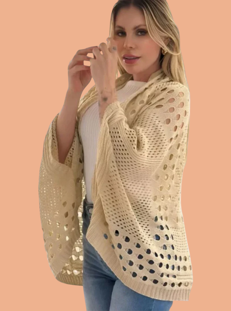 CAPA  RENDADA TRICOT