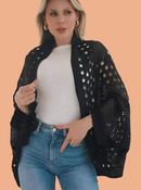 CAPA  RENDADA TRICOT