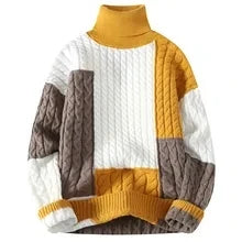 Autumn and Winter New style Thicken Warm Sweaters Men's Fashion Casual Loose Comfortable High Quality Large Size Sweater
