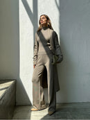 CONJUNTO 3 PEÇAS TRICOT