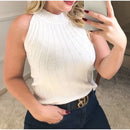 Blusa Cavada Garrafinha Modal Canelada