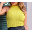 Blusa Cavada Garrafinha Modal Canelada