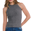 Blusa Cavada Garrafinha Modal Canelada