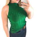 Blusa Cavada Garrafinha Modal Canelada