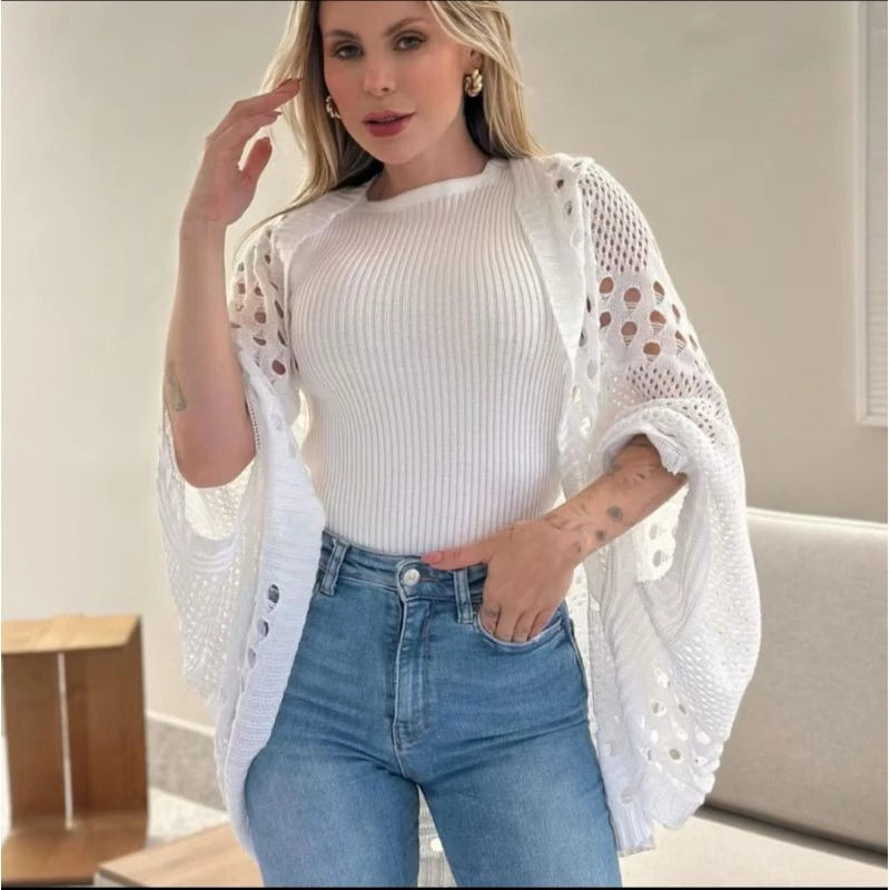 CAPA  RENDADA TRICOT